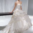 Strapless Style LACE Wedding Dress Bridesmaid Bridal Gown Custom