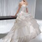 Strapless Style LACE Wedding Dress Bridesmaid Bridal Gown Custom
