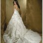 WHITE Strapless Style LACE Wedding Dress Bridesmaid Bridal Gown Custom