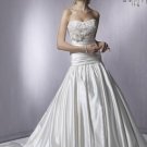 Strapless Style LACE Wedding Dress Bridesmaid Bridal Gown Custom