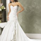 Strapless Style LACE Wedding Dress Bridesmaid Bridal Gown Custom