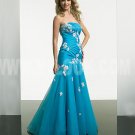 Strapless Style LACE Wedding Dress Bridesmaid Bridal Gown Custom