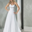 Strapless Style LACE Wedding Dress Bridesmaid Bridal Gown Custom