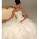 TULLE Style LACE Wedding Dress Bridesmaid Bridal Gown Custom