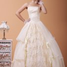TULLE Style LACE Wedding Dress Bridesmaid Bridal Gown Custom