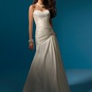 SIMPLE Style LACE Wedding Dress Bridesmaid Bridal Gown Custom
