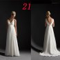 SIMPLE Style LACE Wedding Dress Bridesmaid Bridal Gown Custom