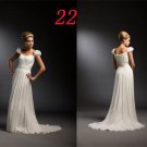 SIMPLE Style LACE Wedding Dress Bridesmaid Bridal Gown Custom