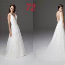 SIMPLE Style LACE Wedding Dress Bridesmaid Bridal Gown Custom