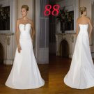 SIMPLE Style LACE Wedding Dress Bridesmaid Bridal Gown Custom