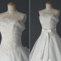 SIMPLE Style LACE Wedding Dress Bridesmaid Bridal Gown Custom
