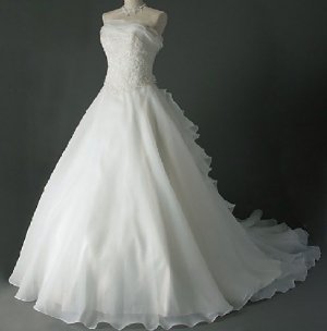 SIMPLE Style LACE Wedding Dress Bridesmaid Bridal Gown Custom
