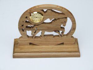 Horse Mini-Clock
