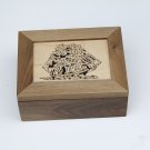 Tall Ship Box - Walnut/Birch