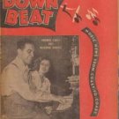 Down Beat - July 30, 1947 - Frankie Carle & Marjorie Hughes cover