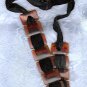 PRICES SLASHED-TORTOISE SHELL EARLY PLASTIC VINTAGE CHOKER
