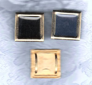PRICES SLASHED-PARK LANE DESIGNER SIGNED NAVY VINTAGE EARRINGS SET