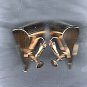 PRICES SLASHED-NAPIER DESIGNER SIGNED GOLDTONE VNTG EARRINGS