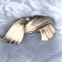 PRICES SLASHED-POT METAL VINTAGE FAUX PEARL BROOCH PIN 1930-1950