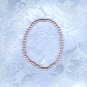 PRICES SLASHED-VINTAGE PALE PINK FAUX PEARL STRETCHY BRACELET