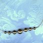 VINTAGE GOLDTONE SLIDE-A-BEAD NECKLACE VERY VERSATILE
