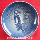 Bing & Grondahl Copenhagen Mothers Day Plate WOODPECKER 1980 Bing & Grondahl Copenhagen Mothers Day Plate WOODPECKER 1980