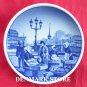 Vintage Danish Aluminia Royal Copenhagen Mini Plate 45 2010 FISKETORVET GAMMEL STRAND KOBENHAVN