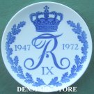 Vintage Royal Copenhagen Denmark King Frederik IX Plate 1972 Vintage Royal Copenhagen Denmark King Frederik IX Plate 1972