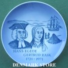 Royal Copenhagen Denmark Memorial Plate 1971