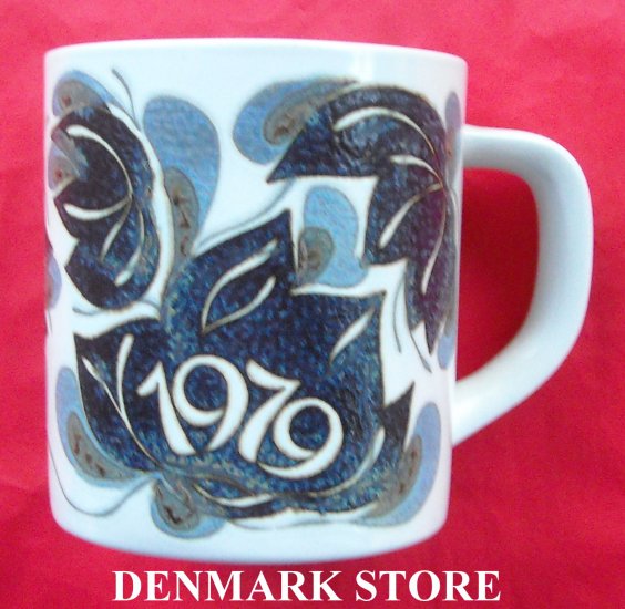 Danish Royal Copenhagen Denmark Large Annual Mug 1979