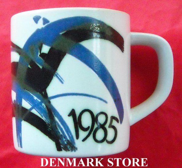 Danish Royal Copenhagen Denmark Large Annual Mug 1985
