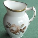 Danish Royal Copenhagen Denmark 688 Brown Rose Creamer