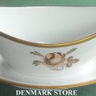 Royal Copenhagen Denmark 688 Brown Rose Gravy Boat