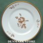 Royal Copenhagen Denmark 688 Brown Rose Bread Butter Plate