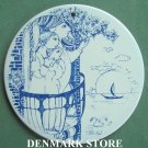 Danish Bjorn Wiinblad Nymolle Daybreak Morning Wall Plate Blue Danish Bjorn Wiinblad Nymolle Daybreak Morning Wall Plate Blue