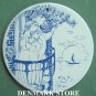 Danish Bjorn Wiinblad Nymolle Daybreak Morning Wall Plate Blue