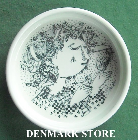 Danish Bjorn Wiinblad Nymolle Sofia Small Bowl Dish Black