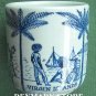 Rare Danish Virgin Islands Nymølle Small Vase Cup Blue