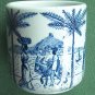 Rare Danish Virgin Islands Nymølle Small Vase Cup Blue