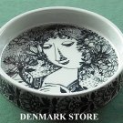 Danish Bjorn Wiinblad Nymolle Louise Medium Bowl Dish Black Danish Bjorn Wiinblad Nymolle Louise Medium Bowl Dish Black