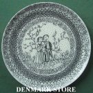 Danish Bjorn Wiinblad Nymolle The Seasons Spring 10 Inches Wall Plate Black