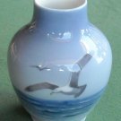 Vintage Danish Royal Copenhagen Denmark Seagull Small Vase 1138