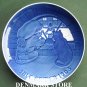 Danish Bing & Grondahl Copenhagen Christmas Julegroden Plate 1963