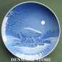 Danish Bing & Grondahl Copenhagen Christmas Oldtidsminde Plate 1962
