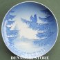 Danish Bing & Grondahl Copenhagen Christmas Lille Egern Sad plate 1961