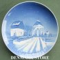 Danish Bing & Grondahl Copenhagen Christmas Osterlars Kirke plate 1960