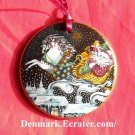 Danish Bing & Grondahl Copenhagen Santa Claus Collection ornament 1991