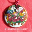Danish Bing & Grondahl Copenhagen Santa Claus Collection ornament 1990 Danish Bing & Grondahl Copenhagen Santa Claus Collection ornament 1990