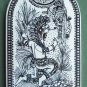 Bjorn Wiinblad Nymolle Denmark Four Corners West Wall Plate Black