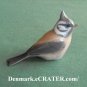 Royal Copenhagen Denmark Crested Tit Bird Danish Figurine # 1506